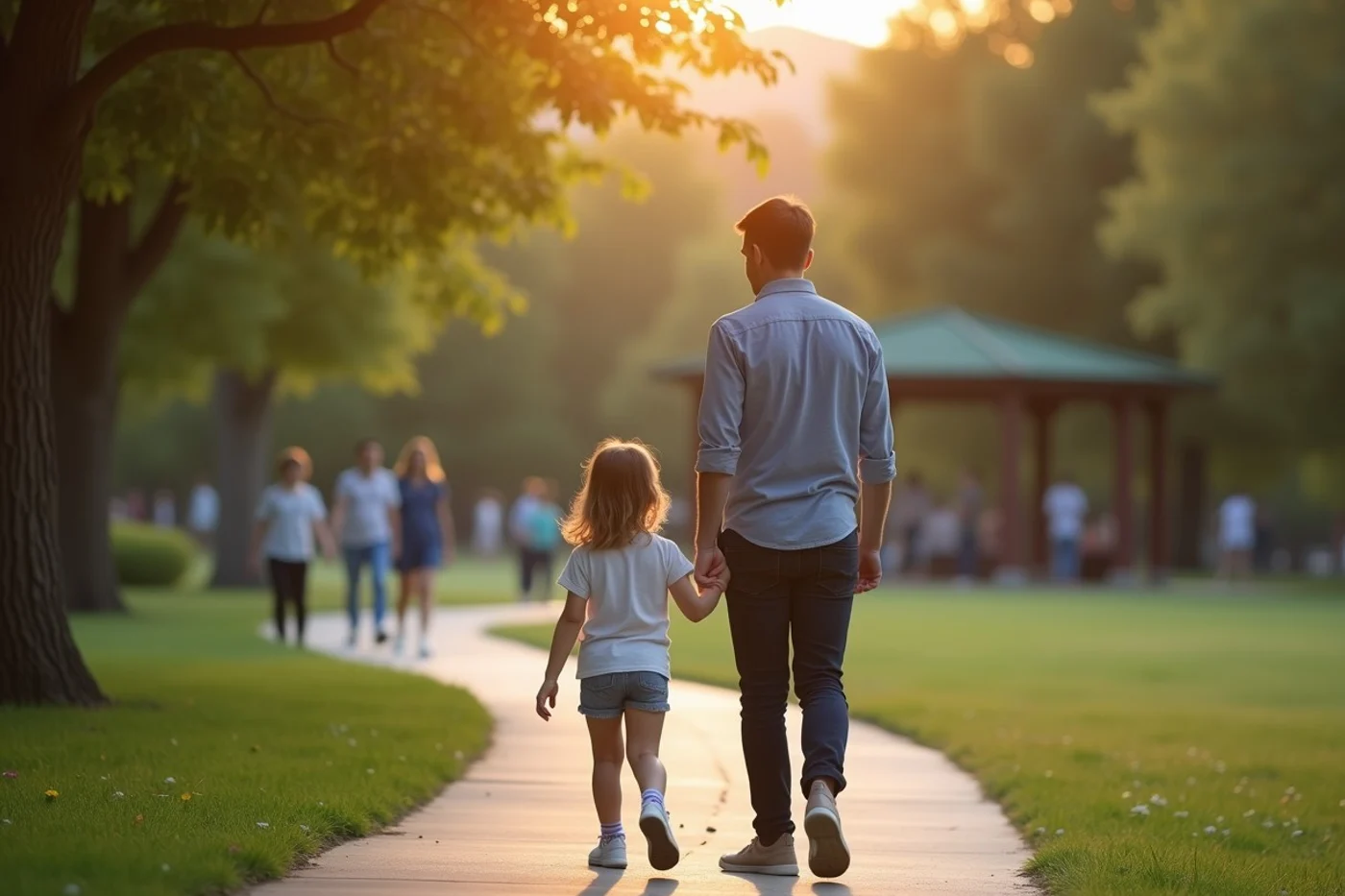 Children need reassurance about their place, not a report about your dating life - supporting editorial photograph
